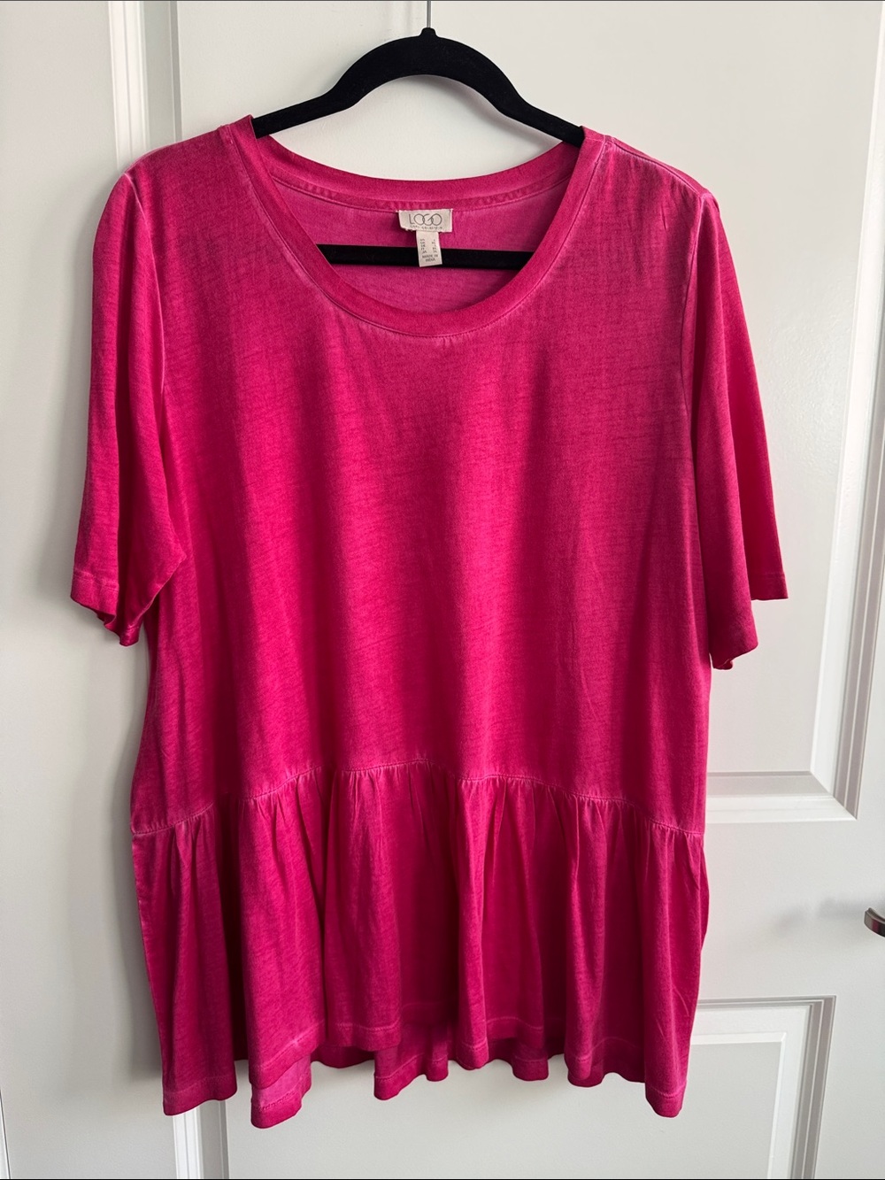 LOGO by Lori Goldstein distressed elbow sleeve. Never worn.
